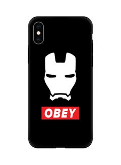 اشتري غطاء حماية واقٍ لهاتف أبل آيفون XS ماكس 
 مزين بنقش Obey Iron في الامارات