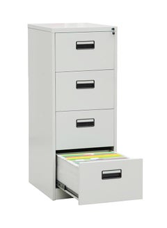 Buy 4-Drawer File Cabinet Grey 62x133x45centimeter in UAE