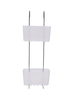 Buy Glace Shower Caddy White 200x590x130mm in UAE