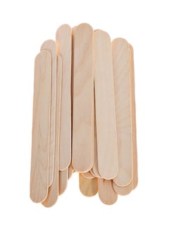 Buy 20-Piece Disposable Wooden Tongue Depressor Waxing Stick in Egypt