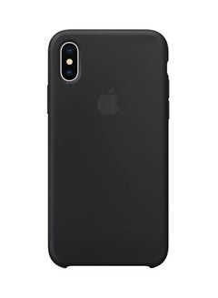 Buy Silicone Case Cover For Apple iPhone Xs Black in Saudi Arabia