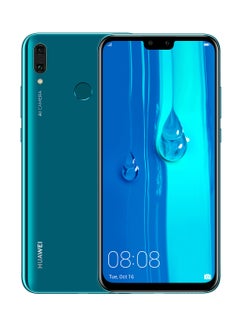 اشتري هاتف هواوي Y9 (2019) بشريحتين - لون أزرق ياقوتي سعة 64 جيجابايت ورامات 4 جيجابايت - يدعم تقنية 4G LTE في الامارات