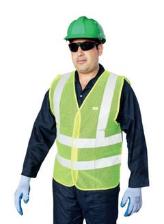 Buy Reflective Safety Vest Green XXXXL in UAE