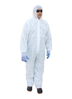 Buy Multipurpose Safety Suit White Small in UAE