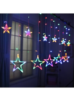 Buy Set Of 9 LED Fairy String Star Decorative Lights Multicolour 3meter in Saudi Arabia