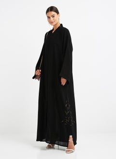 Buy Sequin Designed Abaya Black in UAE
