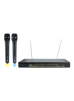 Buy Wireless Microphone System Black/Yellow/Blue in Egypt