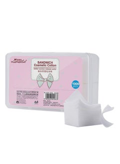 Buy Makeup Cotton Pad, 1000 Sheet Facial Cottons Makeup Pad Soft Ultra Thin Face Cotton Pad For Women White in Saudi Arabia