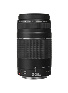 Shop Canon Ef 75 300mm F 4 5 6 Iii Telephoto Zoom Lens Black Online In Dubai Abu Dhabi And All Uae