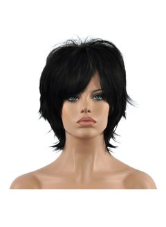 Buy Short Hair Wig Black 162grams in UAE