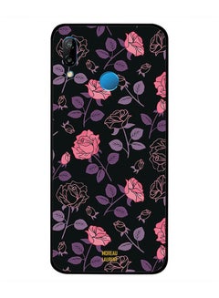 Buy Protective Case Cover For Huawei Nova 3i Pink And Purple Flowers in Egypt
