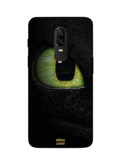 اشتري Skin Case Cover -for OnePlus 6 Green Cat Eye Green Cat Eye في مصر