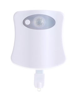 Buy Colorful LED Toilet Light White 9.5x7x5cm in UAE