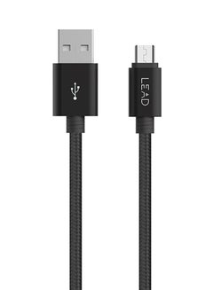 اشتري كابل شحن ومزامنة بيانات مايكرو USB سبانكير إس أسود 1.2 متر في السعودية