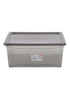 Buy Easy Storage Box Warm Grey 18Liters in UAE