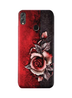 Buy Protective Case Cover For Huawei Honor 8X Vintage Rose Pattern in UAE
