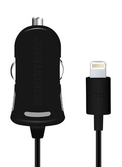 Buy iPhone Car Charger, Ultra Compact Apple MFi Certified 2.1A Car Charger with 3 Feet USB Connector Cable and Short-Circuit Protection for iPhone, iPad, iPod and Lightning Connector Devices, ProChargeLT in UAE