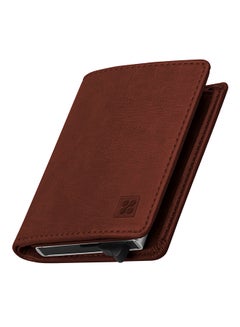 Buy RFID Blocking Wallet, Ultra Slim Bifold Leather Wallet with RFID Protection and 2 Currency Pockets For ID Card, Credit Card, Business Cards, Cash – RFIDWALLET Brown in Egypt