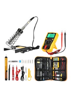 اشتري Soldering Iron Kit With Adjustable Temperature D60 Multicolour 32.50×20.50×5.00centimeter في السعودية