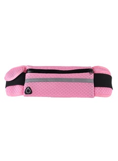 Buy Zipper Closure Polyester Wallet Pink in Saudi Arabia