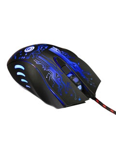 Buy 6 Button 5500 DPI LED Optical USB Wired Gaming PRO Mouse Mice For PC Laptop Black in Saudi Arabia