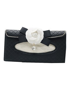 Buy Crystal Flower Design Tissue Box Holder in UAE