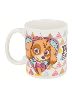 Buy Paw Patrol Girl Triangles Printed Mug White/Beige/Blue in UAE