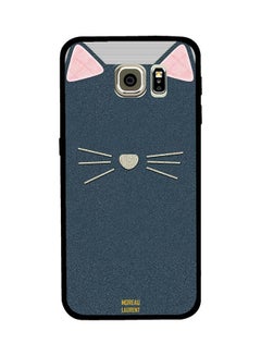 Buy Protective Case Cover For Samsung Galaxy S6 Cat Leather Pattern in Saudi Arabia