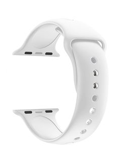 Buy Replacement Band Strap For Apple Watch Series 42-44mm White in Egypt