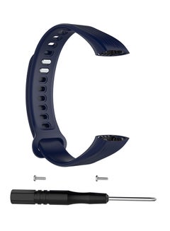 Buy Replacement Band Strap For Huawei Honor3 Watch Dark Blue in UAE