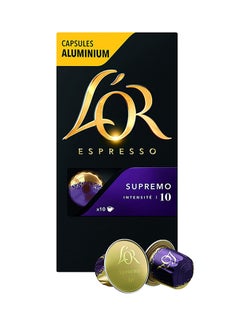 Buy Espresso Supremo Coffee Capsules 52grams Pack of 10 in UAE