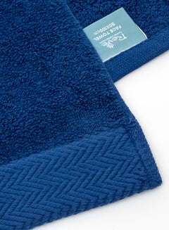 Buy Concepto Bath Towel Navy Blue 70 x 140cm in Saudi Arabia