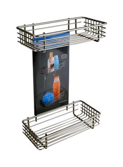 Buy 2-Tier Wire Milano Caddy Silver in Saudi Arabia