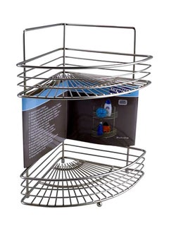 Buy 2-Tier Wire Milano Caddy Silver in Saudi Arabia