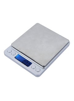 Buy Digital Kitchen Scale Silver 7.2x12x2centimeter in Saudi Arabia