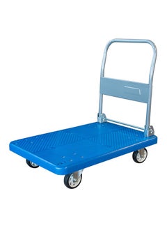 Buy Hand Trolley Blue/Silver 90 x 60centimeter in Saudi Arabia