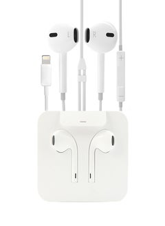 Buy Lightning Headphones For Apple iPhone 7/8/X White in UAE