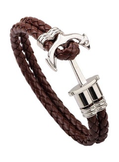 Buy Leather Anchor Bracelet in Saudi Arabia