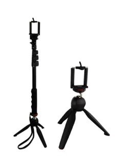 Buy Camera Tripod And Monopod Set Black in UAE