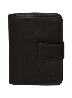 Buy Bi-Fold Leather Wallet Black in UAE