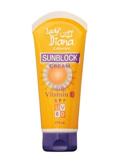 Buy Sunblock Cream With Vitamin E SPF UV 60 170ml in UAE