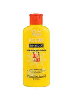 Buy Face And Body Sunblock And Whitening Lotion SPF 40 200ml in UAE