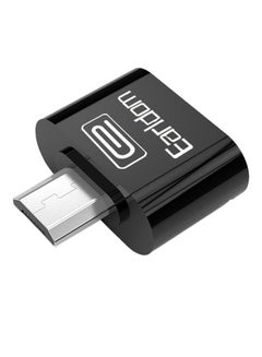 Buy Micro USB To USB 2.0 OTG Adaptor Black/Silver in UAE