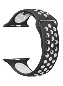 اشتري Sport Watch Band For Apple Watch Black/White في مصر