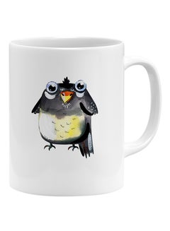 Buy Little Baby Bird Cartoon Coffee Mug White in UAE