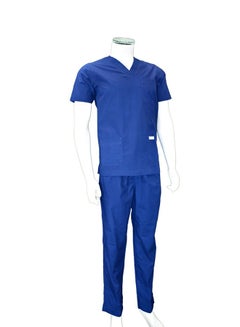 Buy B61 Medical Scrub Set Light Navy in Saudi Arabia