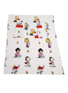 Buy Deluxe Snoopy Peanuts Throw polyester Multicolour 140 x 180cm in Egypt