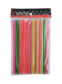 Buy Flexible Drinking Straw Set 72052 (50 Straws) Multicolour 1x6.25x10.25inch in Saudi Arabia