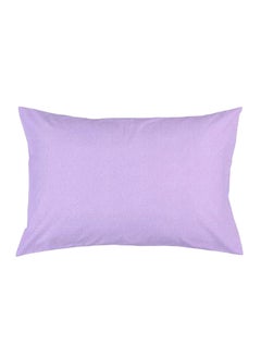 Buy 2-Piece Pillow Cases Set Cotton Lilac 50x75centimeter in UAE