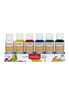 Buy 6-Piece Primary Face Paint Kit Multicolour in Saudi Arabia